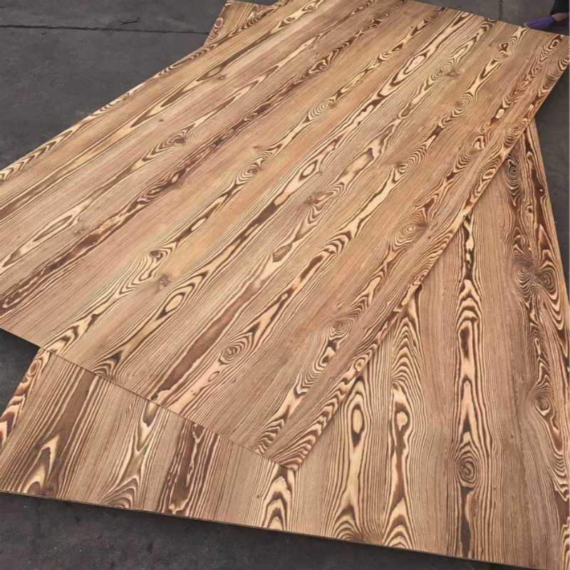 UV涂装松木浮雕碳化木饰面板